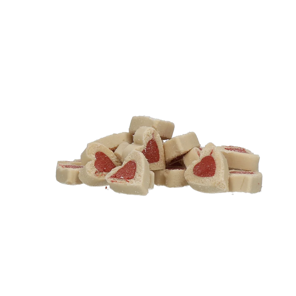 Recompense pentru dresaj cu carne și somon, inimioare, 500 g – Luna's Choice Trainer Mix Hartjes - imagine 2