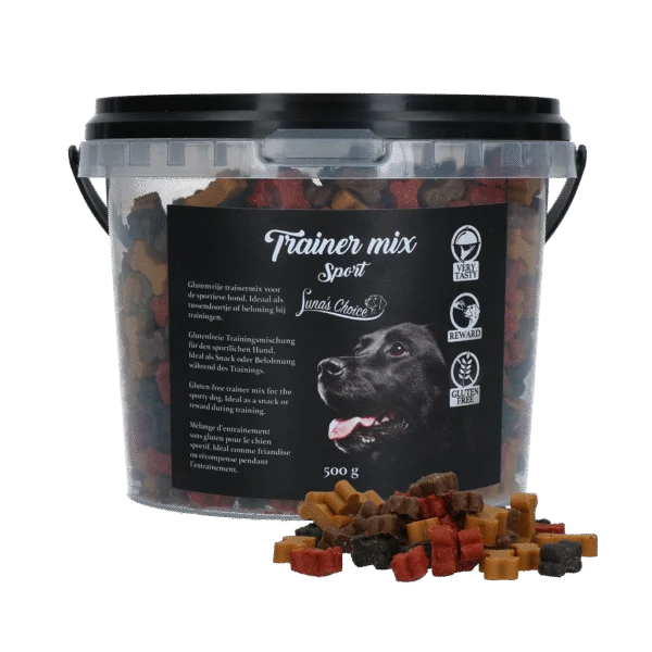 Recompense de dresaj pentru câini, moi și fără gluten, 500 g – Luna's Choice Trainer Mix Sport