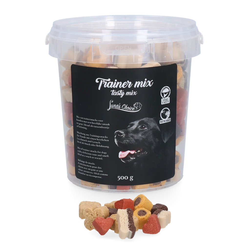 Gustări de dresaj pentru câini, mix moale, 500 g – Luna's Choice Trainer Mix Tasty Mix - imagine 1