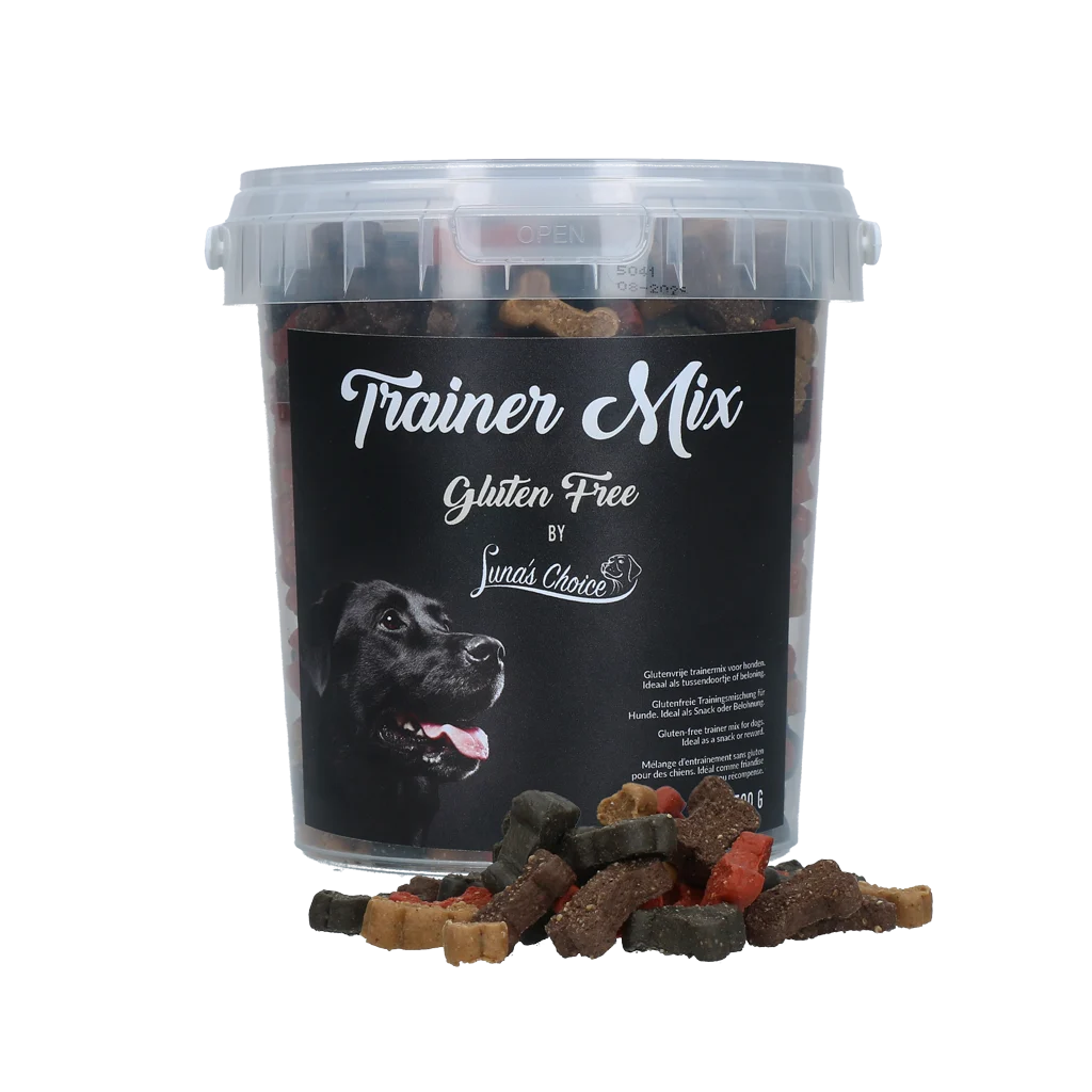 Recompense pentru dresaj, moi și fără gluten, 500 g – Luna's Choice Trainer Mix Glutenvrij - imagine 1