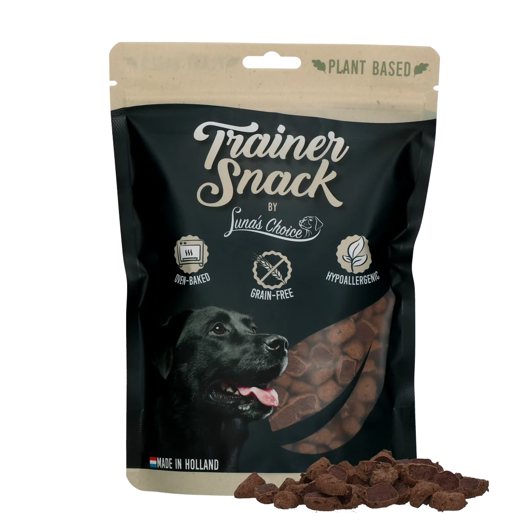 Gustări pentru dresajul câinilor, pe bază de plante și fără cereale, 400 g – Luna's Choice Plant Based Trainer Snack - imagine 1
