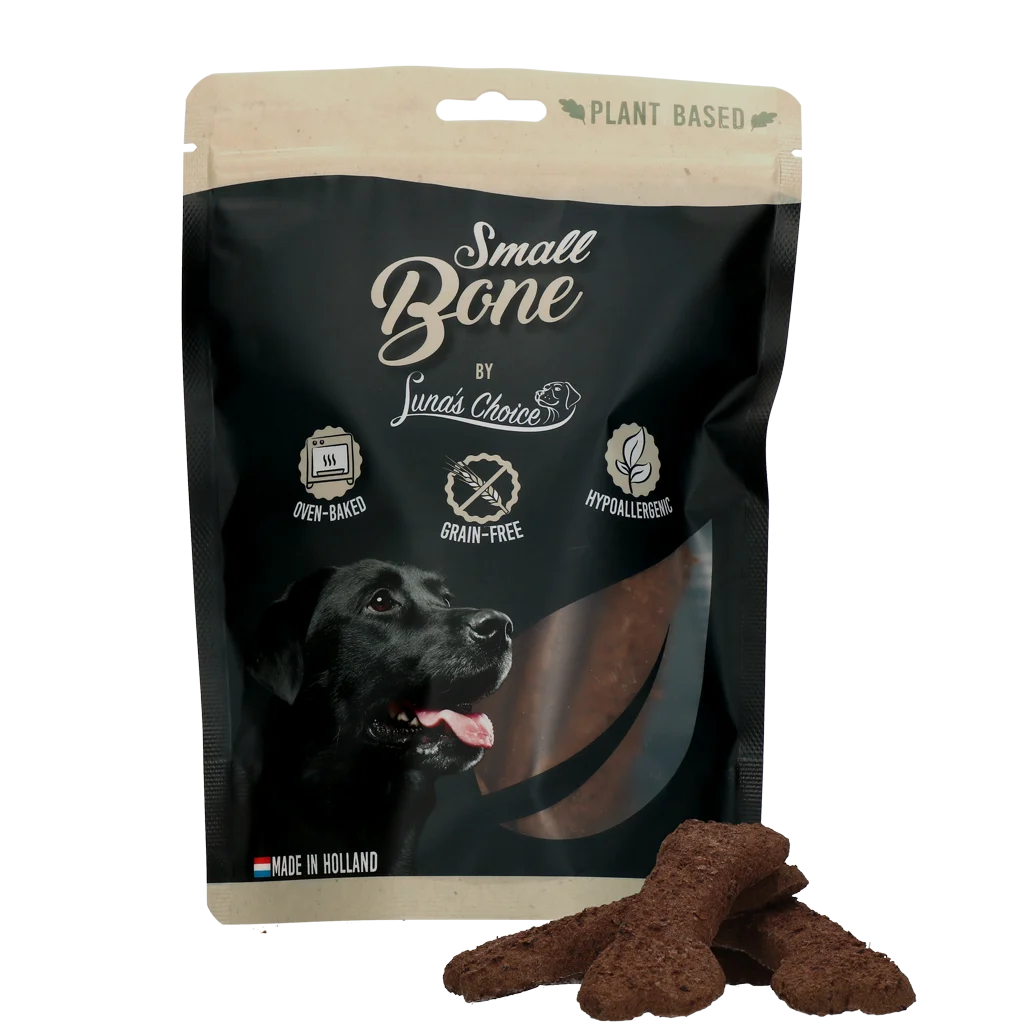 Biscuiți pentru câini, pe bază de plante și fără cereale, 10 x 30 g – Luna's Choice Plant Based Bone S - imagine 1