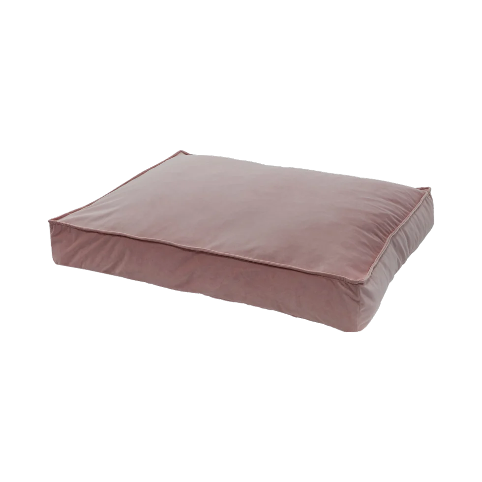 Pernă roz din velur pentru câini, M 100 x 70 x 15 cm – Madison Velours Lounge Cushion - imagine 2
