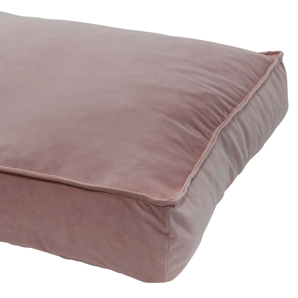 MADI08102.png Pernă roz din velur pentru câini, M 100 x 70 x 15 cm – Madison Velours Lounge Cushion - imagine 1