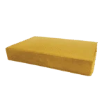 Pernă ortopedică pentru câini cu spumă cu memorie, galbenă, S, 45 x 55 x 12 cm – Pernă ortopedică Velvet Madison - imagine 3