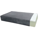Pernă ortopedică pentru câini cu spumă cu memorie, verde, S, 45 x 55 x 12 cm – Pernă ortopedică Madison din catifea - imagine 3