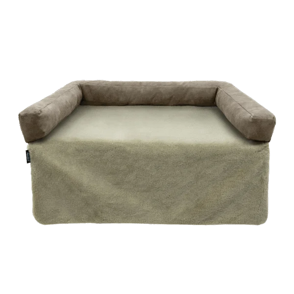 Pernă ortopedică pentru câini cu spumă cu memorie Taupe S – Madison Sofa Orthopedisch