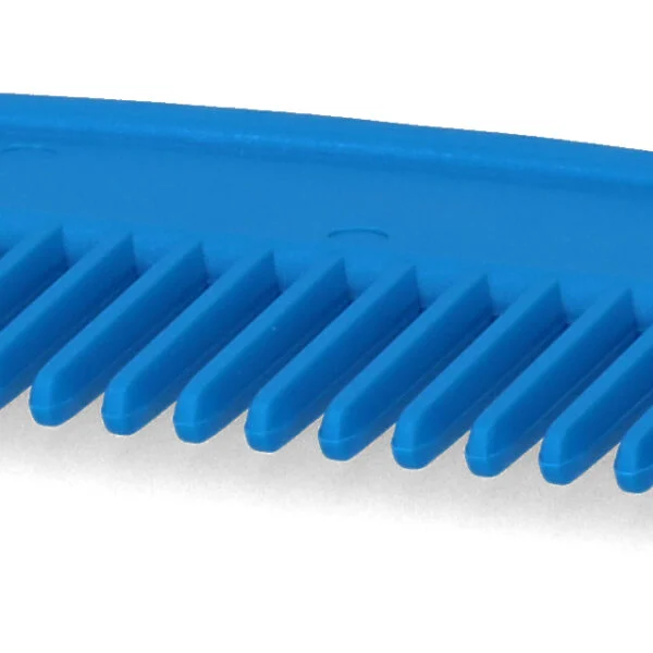 Pieptene din plastic pentru coamă, 100 mm, albastru – Vplast