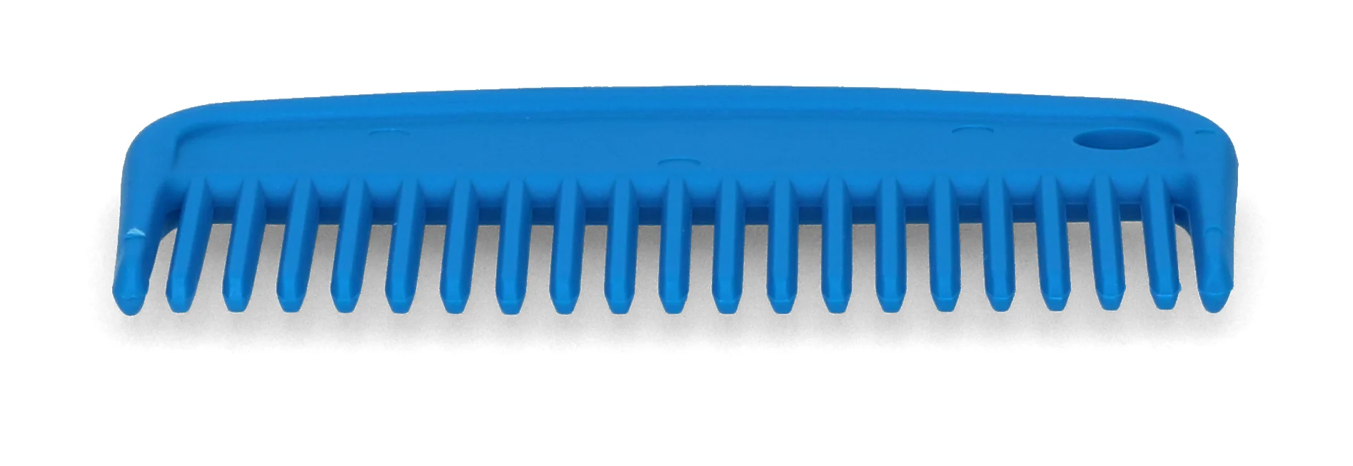 Pieptene din plastic pentru coamă, 100 mm, albastru – Vplast - imagine 3