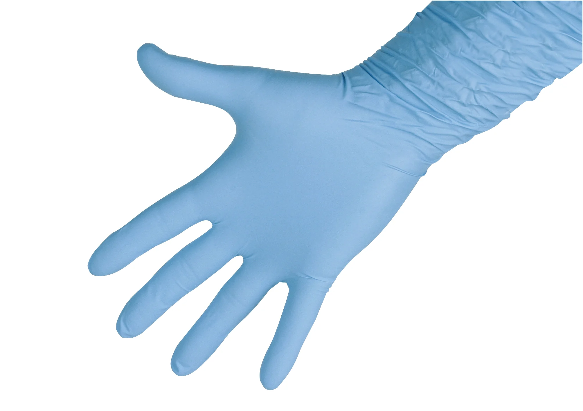 Mănuși de muls extra groase și lungi, mărimea S (6 până la 7), 50 de bucăți – Hofman Animal Care Maxi Milking Gloves DURA - imagine 2