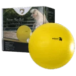 Minge de joacă pentru cai, galbenă, 75 cm – Maximus Power Play Ball
