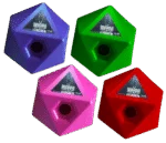 Cub interactiv de hrănire pentru cai, cu deschizătură pentru recompense de 37 mm, verde – Maximus Feed & Play Cube - imagine 2