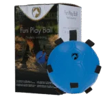 Minge de joacă pentru cai cu elastice, 19 cm, albastră – Excellent Horse Fun Play Ball