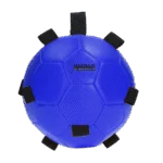 Minge de joacă pentru cai cu elastice, 19 cm, albastră – Excellent Horse Fun Play Ball - imagine 2