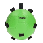 Minge de joacă pentru cai cu benzi elastice, 19 cm, verde – Excellent Horse Fun Play Ball - imagine 2