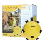 Minge de joacă pentru cai cu elastice, 19 cm, galbenă – Excellent Horse Fun Play Ball