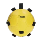 Minge de joacă pentru cai cu elastice, 19 cm, galbenă – Excellent Horse Fun Play Ball - imagine 2