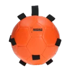 Minge de joacă pentru cai cu elastice, 19 cm, portocalie – Excellent Horse Fun Play Ball - imagine 2