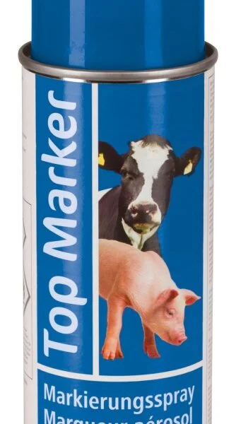 Spray de marcare pentru porci și bovine, albastru, 400 ml – Kerbl Topmarker