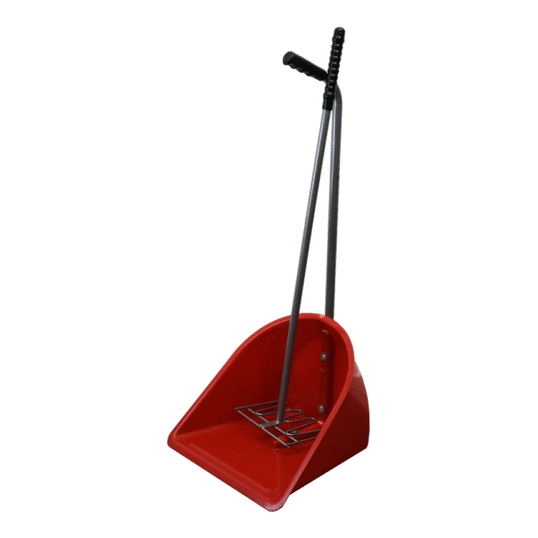 Set Mestboy cu cuvă de colectare de 78 cm și greblă de 85 cm, roșu