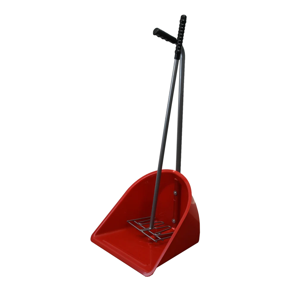 Set Mestboy cu cuvă de colectare de 78 cm și greblă de 85 cm, roșu - imagine 1