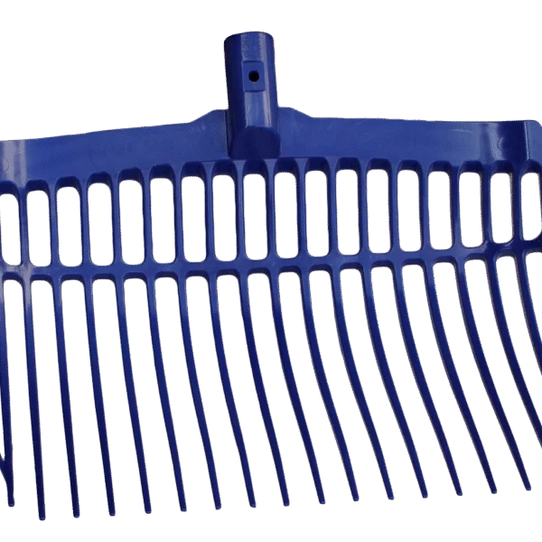 Furcă din plastic pentru gunoi de grajd, fără coadă, albastră, 41 x 36 x 11 cm – Vplast