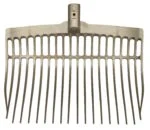 Furcă din plastic pentru gunoi de grajd, fără coadă, aurie, 41 x 36 x 11 cm – Vplast - imagine 3