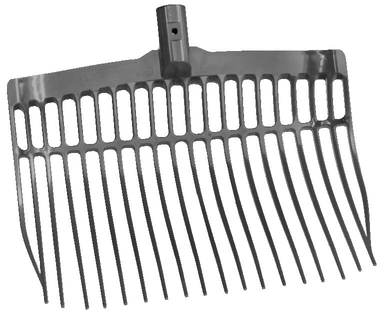 Furcă din plastic pentru gunoi de grajd, fără coadă, gri, 41 x 36 x 11 cm – Vplast