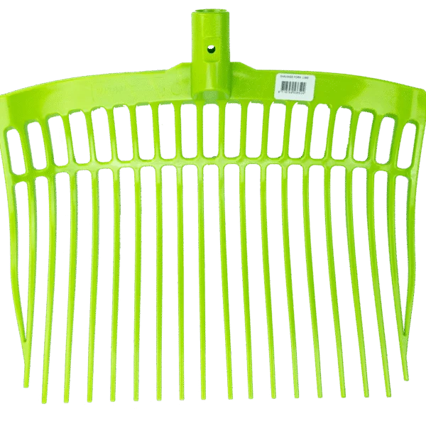 Furcă din plastic pentru gunoi de grajd fără coadă, verde lime, 41 x 36 x 11 cm – Vplast