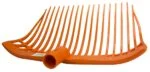 Furcă din plastic pentru gunoi de grajd fără coadă, portocalie, 41 x 36 x 11 cm – Vplast - imagine 3