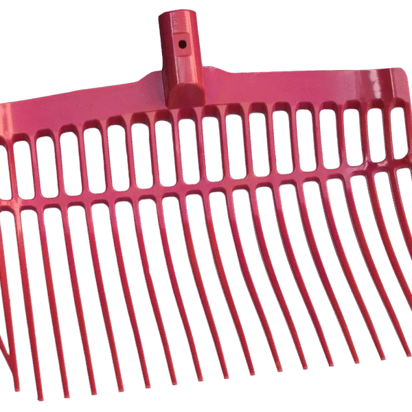 Furcă din plastic pentru gunoi de grajd, fără coadă, roz, 41 x 36 x 11 cm – Vplast