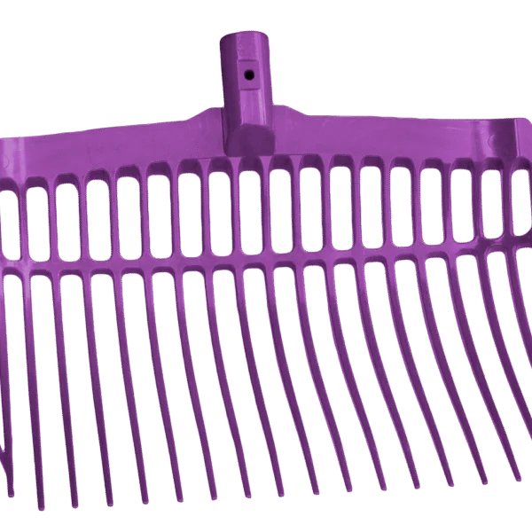 Furcă din plastic pentru gunoi de grajd, fără coadă, mov, 41 x 36 x 11 cm – Vplast