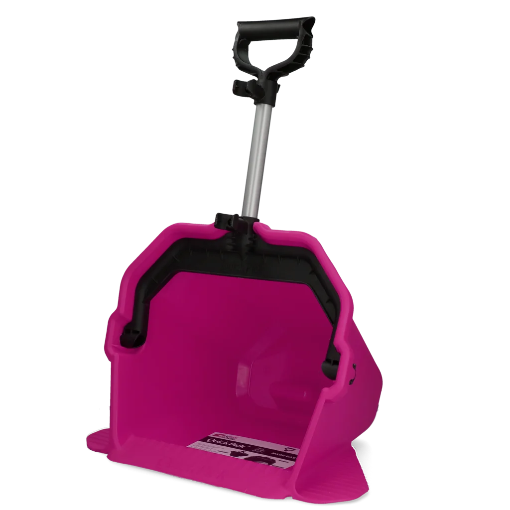MEST0005TD.png Cupă roz pentru colectarea gunoiului de grajd – Vplast Mestboy Quick Pick - imagine 1