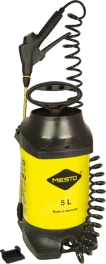 Pulverizator sub presiune cu manometru și furtun spiralat 5 l – Mesto Profi Plus