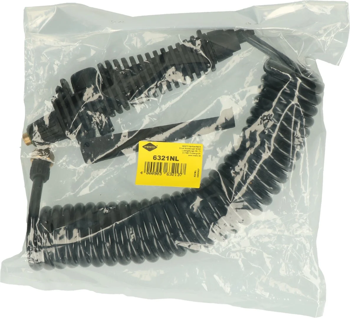 Furtun spiralat cu robinet pistol, 2,5 m – Mesto Inox Plus - imagine 3
