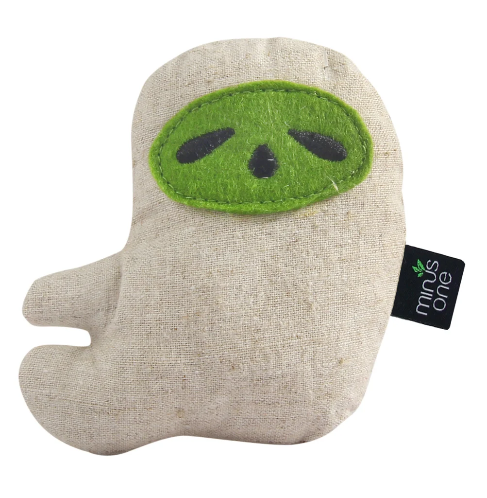 Jucărie pentru pisici în formă de leneș, cu iarbă-mâței, 9 x 9 x 2,5 cm – Minus One Docile Buddy Cat Toy Sloth - imagine 1