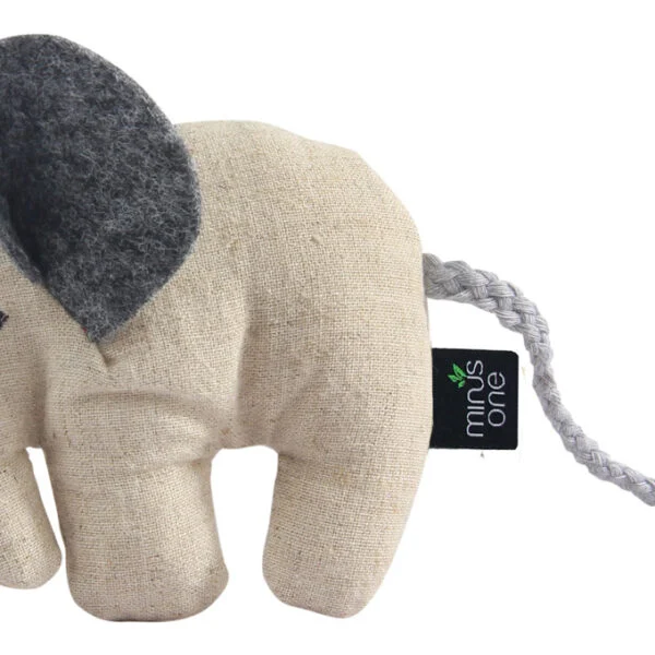 Jucărie pentru pisici în formă de elefant, cu iarbă mâței, 9,5 x 8,5 x 2,5 cm – Minus One Docile Buddy Cat Toy Elephant