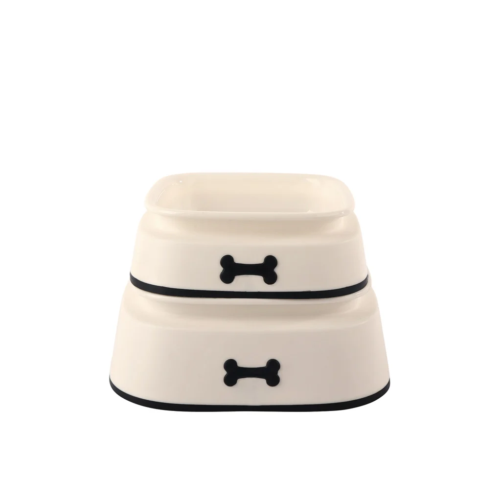 Bol pentru hrană și apă pentru câini din plastic reciclat, 950 ml – Minus One Dog Bowl L - imagine 2
