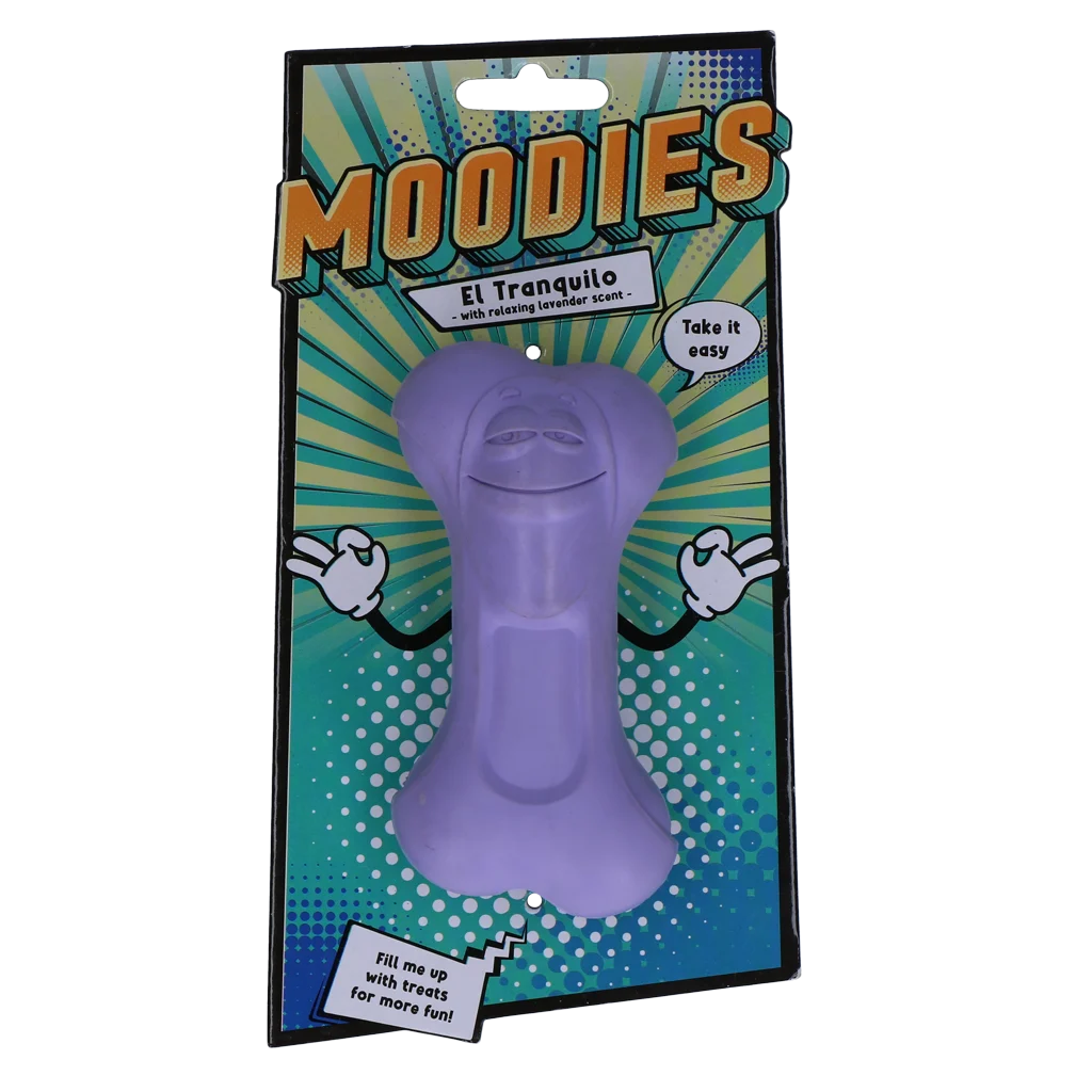 Os de ros din cauciuc cu aromă de lavandă – Moodies El Tranquilo - imagine 1