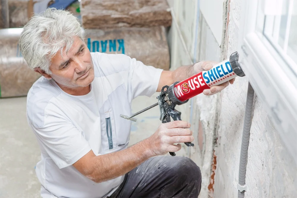Pastă antirozătoare pentru șoareci și șobolani cu particule de oțel inoxidabil, aprox. 300 ml – Mouseshield Metal Detectable - imagine 2