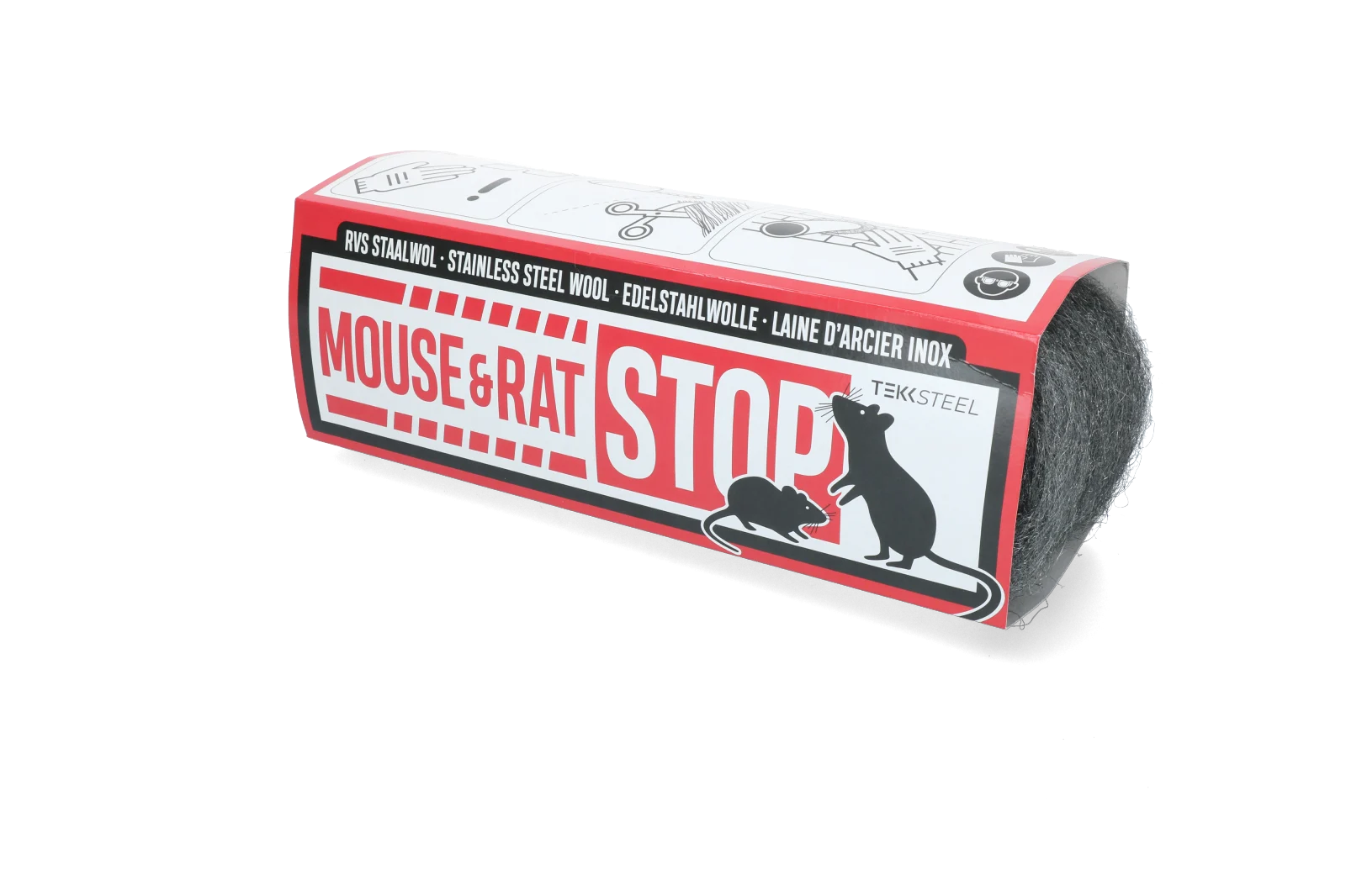 Lână de oțel inoxidabil pentru șoareci și șobolani, 200 g – Mouse & Rat Stop - imagine 1