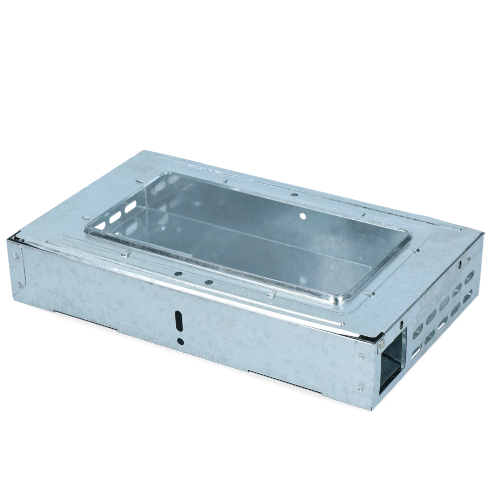 Capcană pentru șoareci cu capturare vie, fereastră de observare și 2 intrări, 26,4 x 16 x 5 cm – Hofman Pest Control Catch-A-Mouse - imagine 1