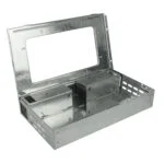 Capcană pentru șoareci cu capturare vie, fereastră de observare și 2 intrări, 26,4 x 16 x 5 cm – Hofman Pest Control Catch-A-Mouse - imagine 2