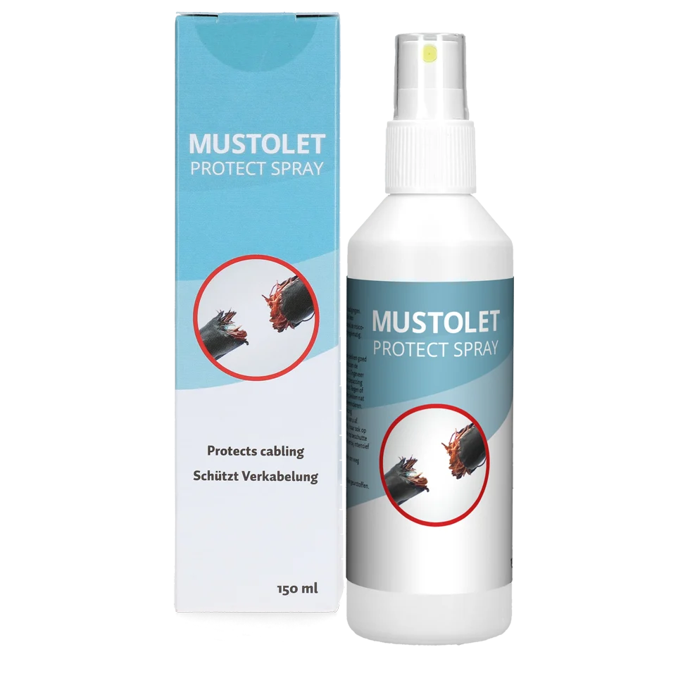 Spray împotriva jderilor pentru cabluri auto și magazii – Mustolet Protect Spray - imagine 2