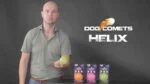 Minge pentru câini cu mișcare automată și sunete de animale, verde – Dog Comets Helix - imagine 3