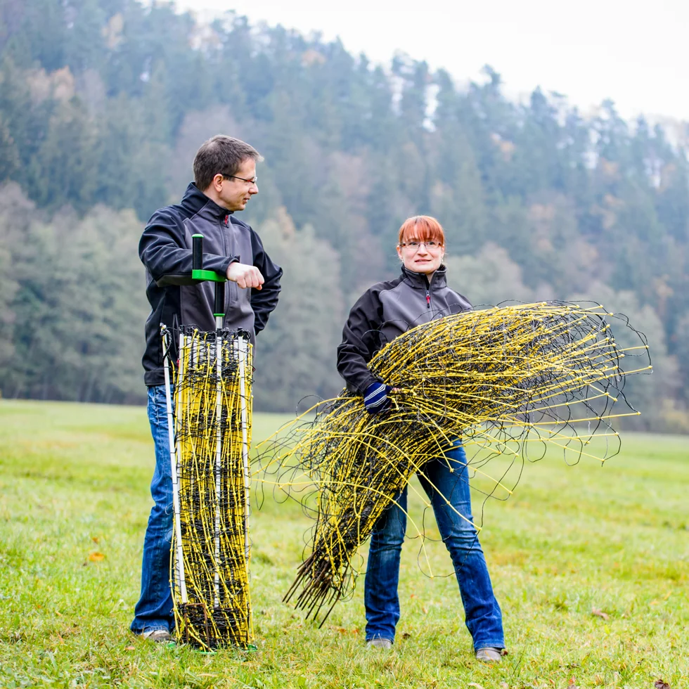 Tambur pentru plase de oi de până la 125 cm, cu 1 manivelă și 1 tijă – Twist Butler - imagine 3