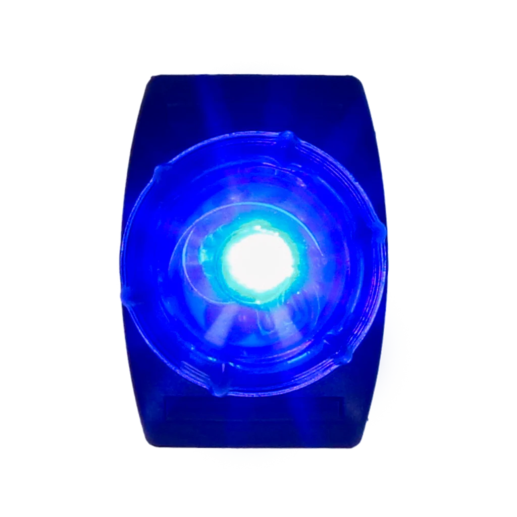 Lumină de siguranță pentru zgarda câinelui, albastră, 2 moduri de iluminare – Nightwalk Safety Light - imagine 2