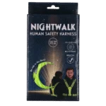 Ham de siguranță cu iluminare LED, reglabil, galben – Nightwalk Human Safety Harness