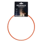 Zgarda luminoasă și reîncărcabilă pentru câini, portocalie – Nightwalk Safety Collar