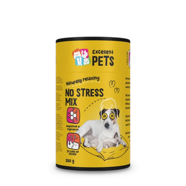Supliment alimentar pudră pentru câini și pisici în perioade de stres, 250 g – Excellent Pets No Stress Mix